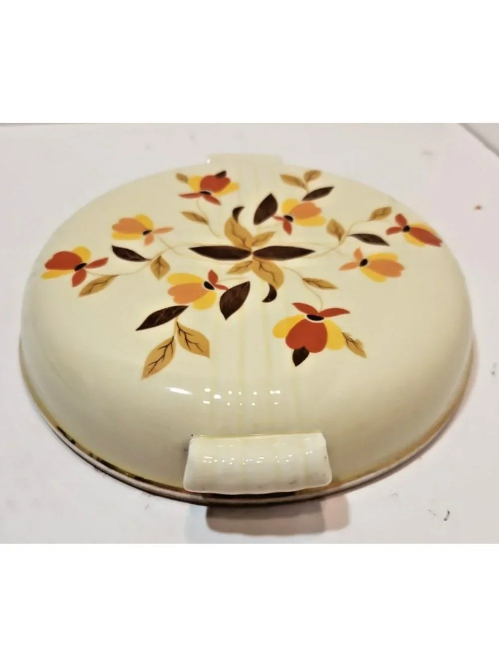 Vintage Hall Autumn Leaf Casserole with Two Handles Lid Replacement